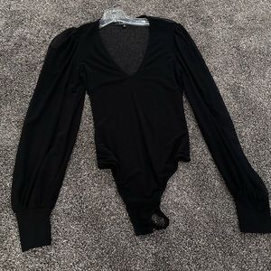 Lulus black mesh bodysuit